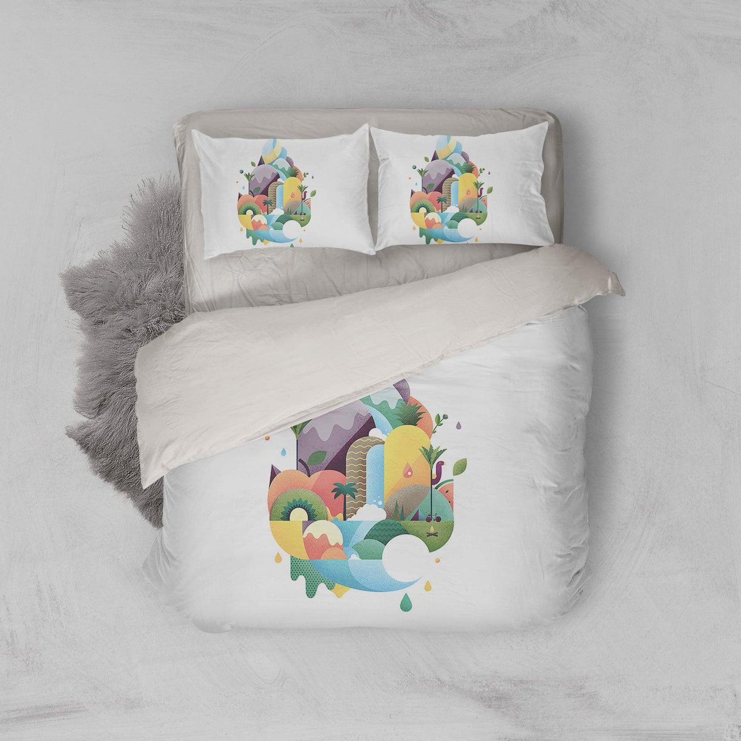 3D Cartoon Pattern Quilt Cover Set Bedding Set Pillowcases 159