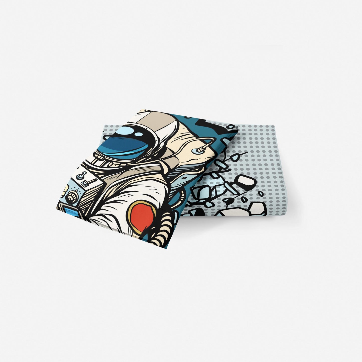 3D Cartoon Astronaut Quilt Cover Set Bedding Set Duvet Cover Pillowcases SF52