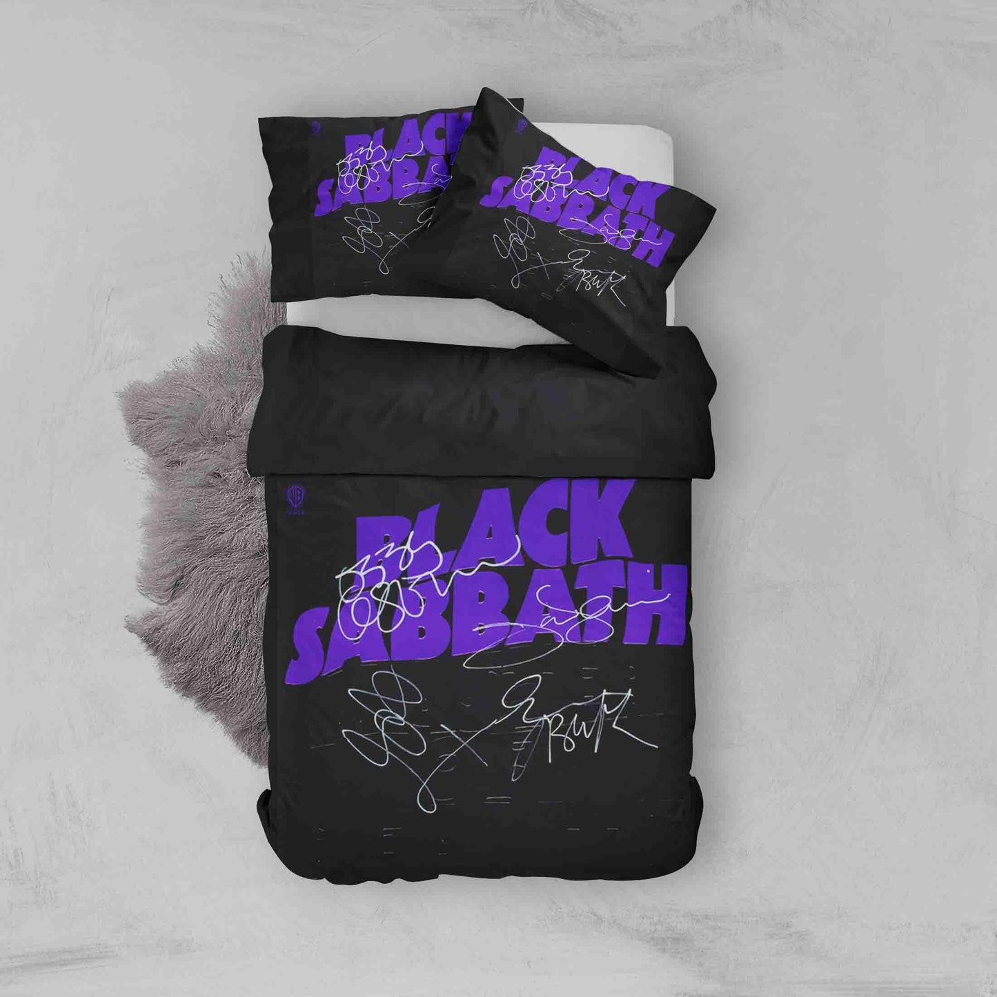3D Black Sabbath Signature Quilt Cover Set Bedding Set Duvet Cover Pillowcases SF69