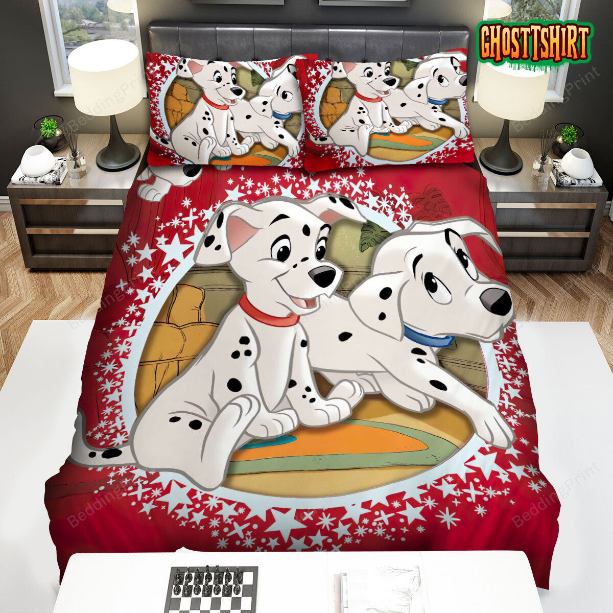 101 Dalmatians Sparkly Bed Sheets Duvet Cover Bedding Set