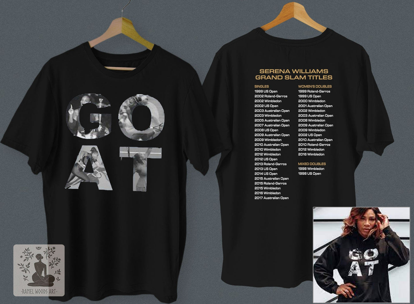 Serena Williams Goat Shirt, Serena Williams Retirement 2022 Tee
