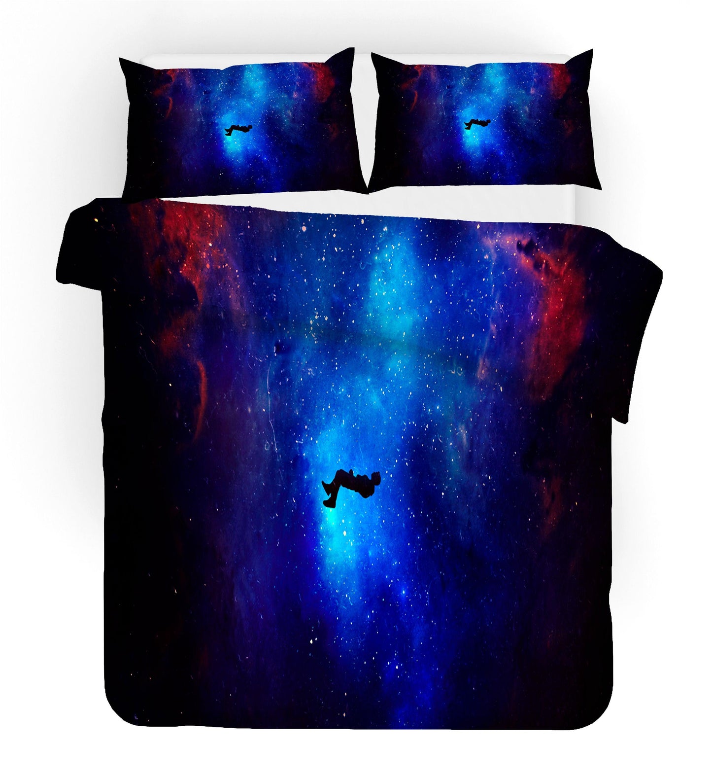3D Abstract Blue Space Stars Quilt Cover Set Bedding Set Duvet Cover Pillowcases 134