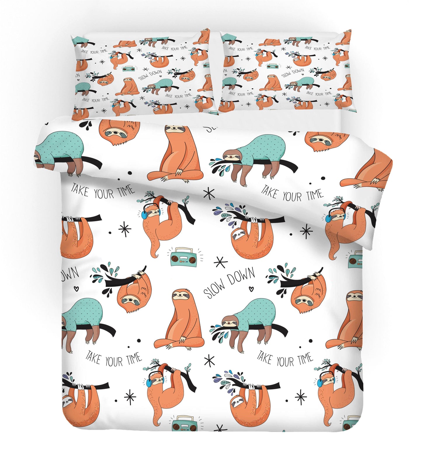 3D Cartoon Animal Koala Quilt Cover Set Bedding Set Duvet Cover Pillowcases 8