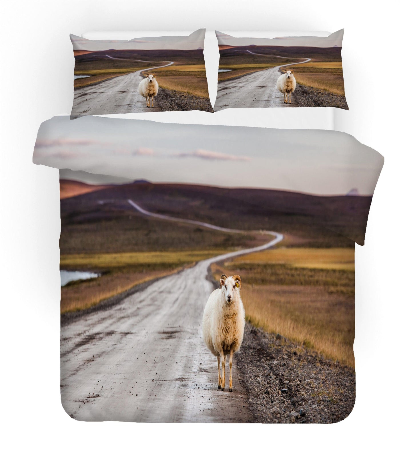 3D Animal Sheep Meadow Quilt Cover Set Bedding Set Duvet Cover Pillowcases 31