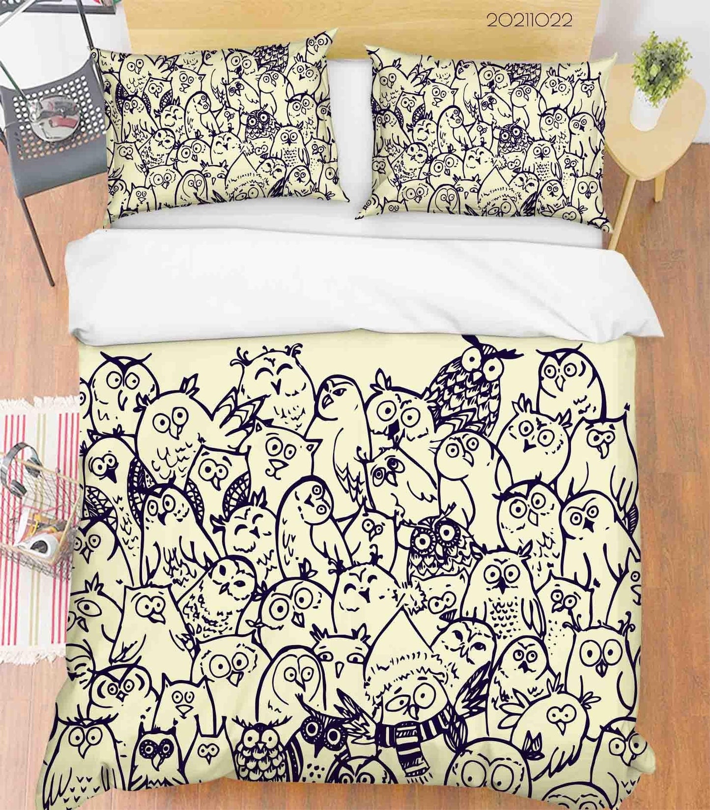 3D Abstract Animal Graffiti Quilt Cover Set Bedding Set Duvet Cover Pillowcases 9
