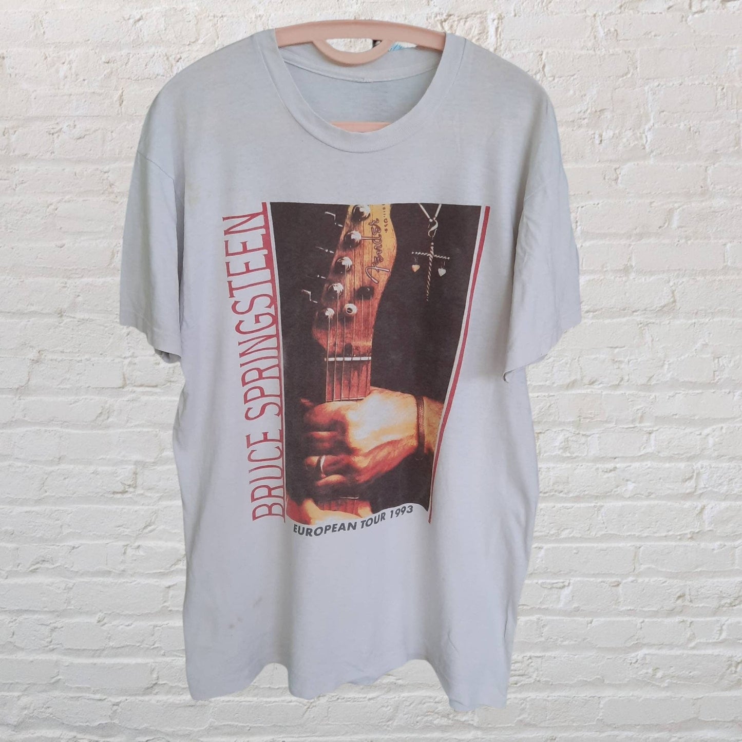 Vintage 90's US Singer Bruce SPRINGSTEEN European Tour T-Shirt
