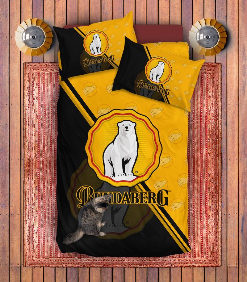 Bundaberg Rum Yellow Black Bedding Set