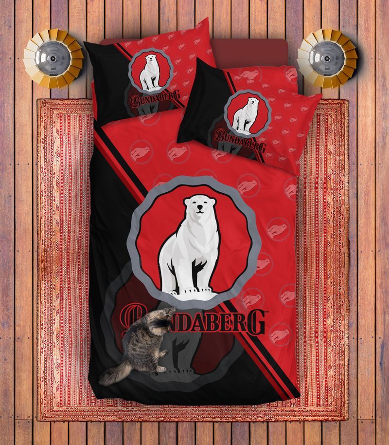 Bundaberg Rum Red Black Bedding Set