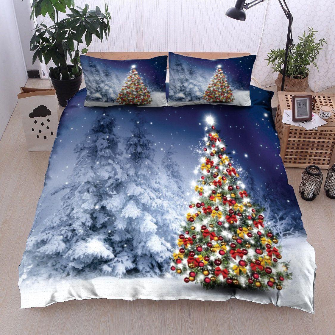 Personalized 3-piece Duvet Cover Bedding Set Christmas Tree ML1411040B Bedding Sets