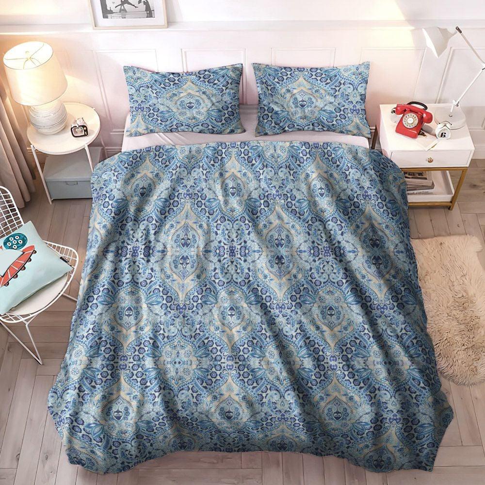 Dark Cozy Bedding Set, Shadow King Size Bedding Set, Shade Soft Duvet Cover Set, Waverly Moonlit Shadows Bedding Sets, Gifts for Shadow