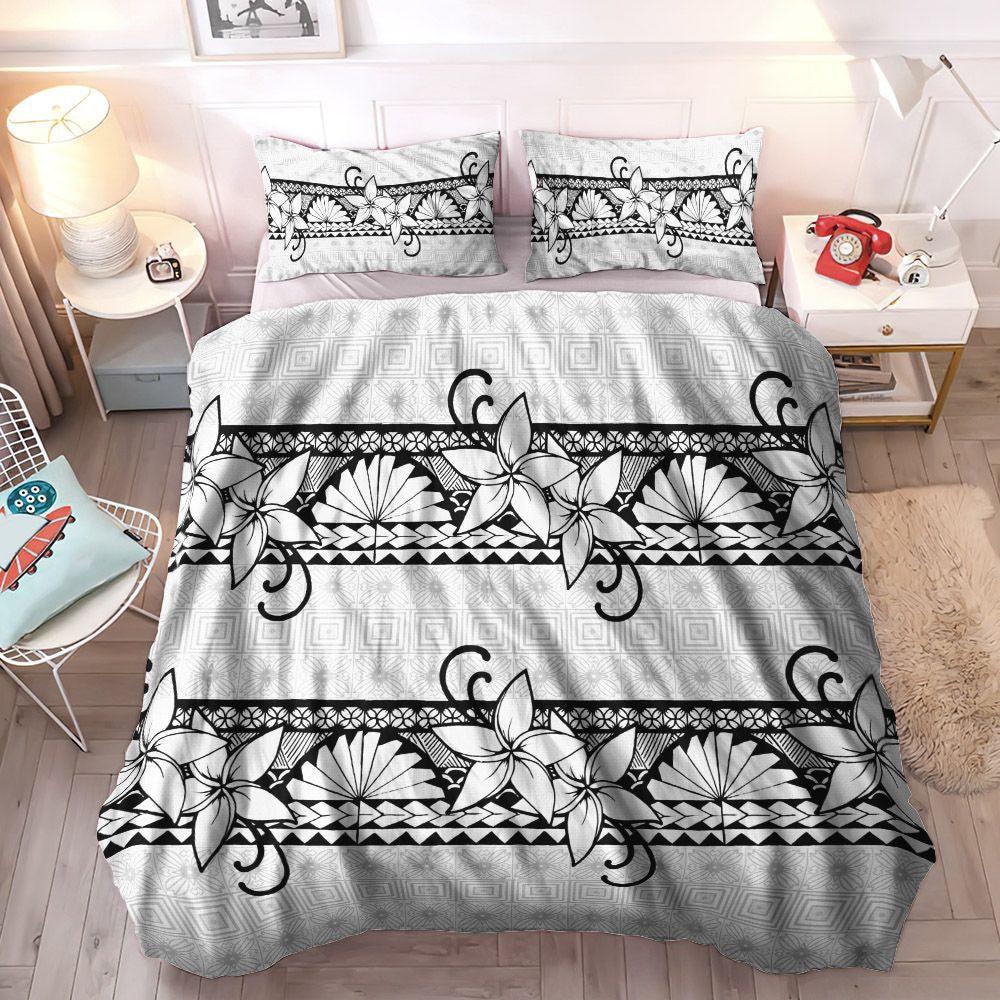 Flower Bedding Set, Hibiscus Soft Duvet Cover Set, Hibiscus Flowers Pattern Bedding Set, Gifts for Pattern
