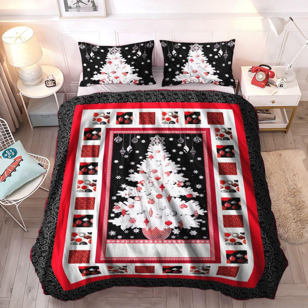 Personalized 3-piece Duvet Cover Bedding Set Christmas Decoration Bedding Set, Merry Christmas King Size Bedding Set, Christmas Bedding Sets, Gifts for Christmas