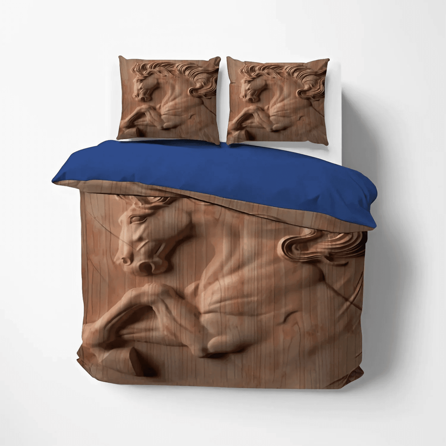 Abstract Horse Queen Size Bedding Set, Horse Soft Duvet Cover Set, Horse In Motion King Size Bedding Set, Horse Bedding Set, Gifts for Horse