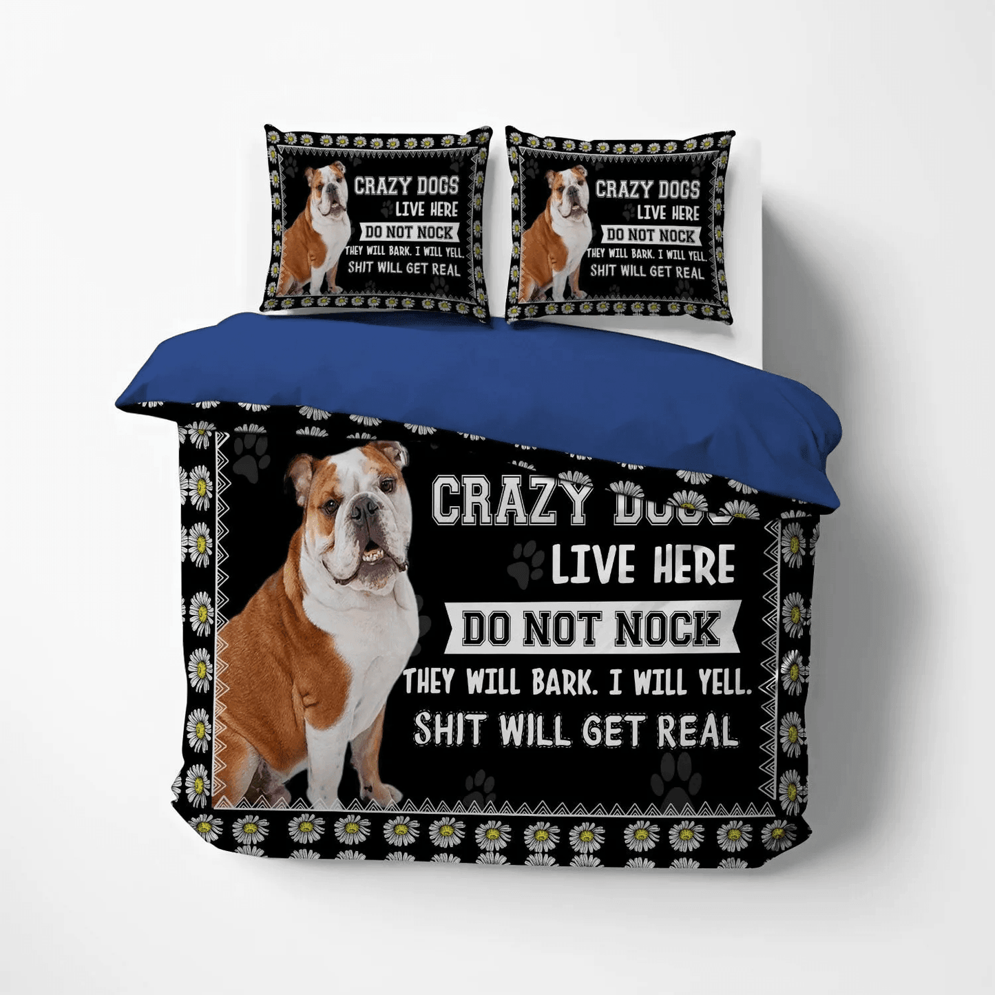 Chibi Dog Chibi Dog Chibi Dog Chibi Dog King Size Bedding Set, Dog Bedding set, Dog Lover Soft Duvet Cover Set, Gifts for Dog