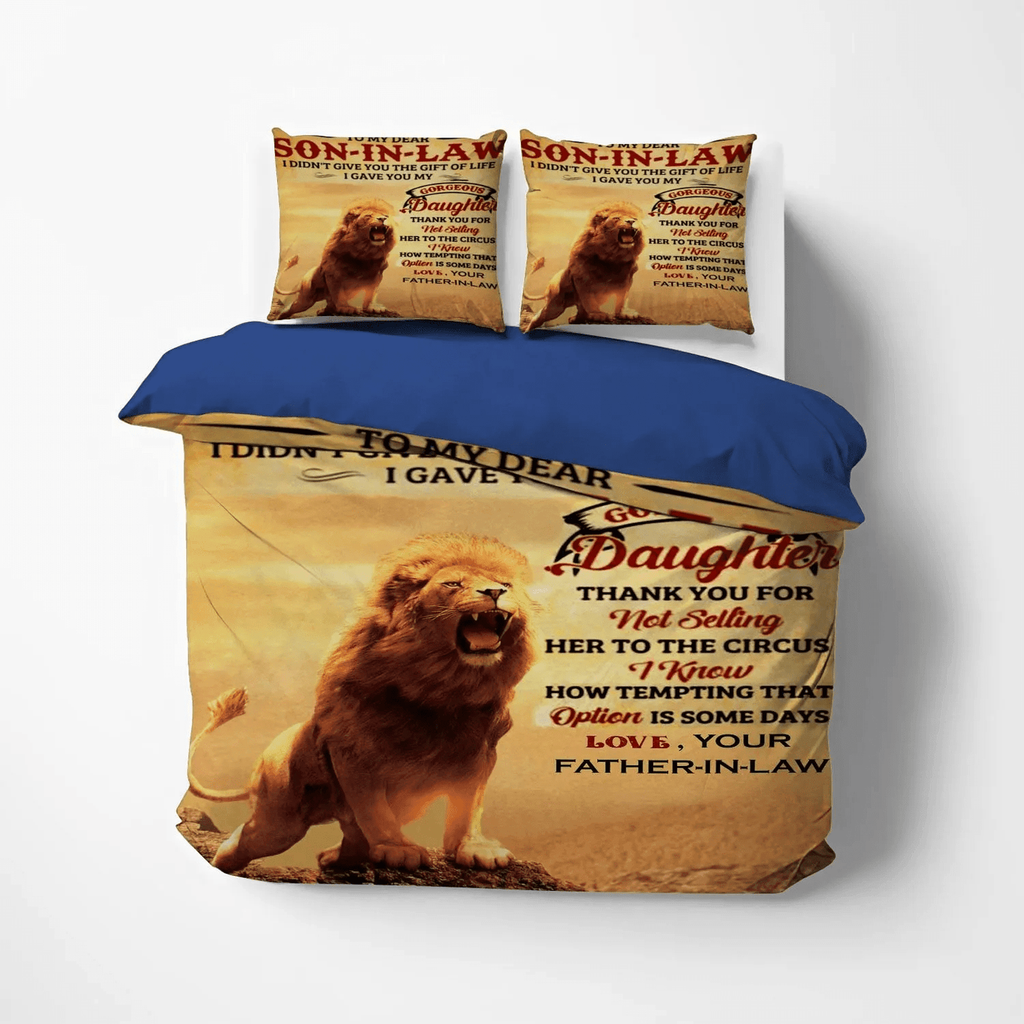 Awesome Son Queen Size Bedding Set, Father And Son Soft Duvet Cover Set, Funny Son Bedding set, To My Dear Son In Law Bedding Set, Gifts for Son