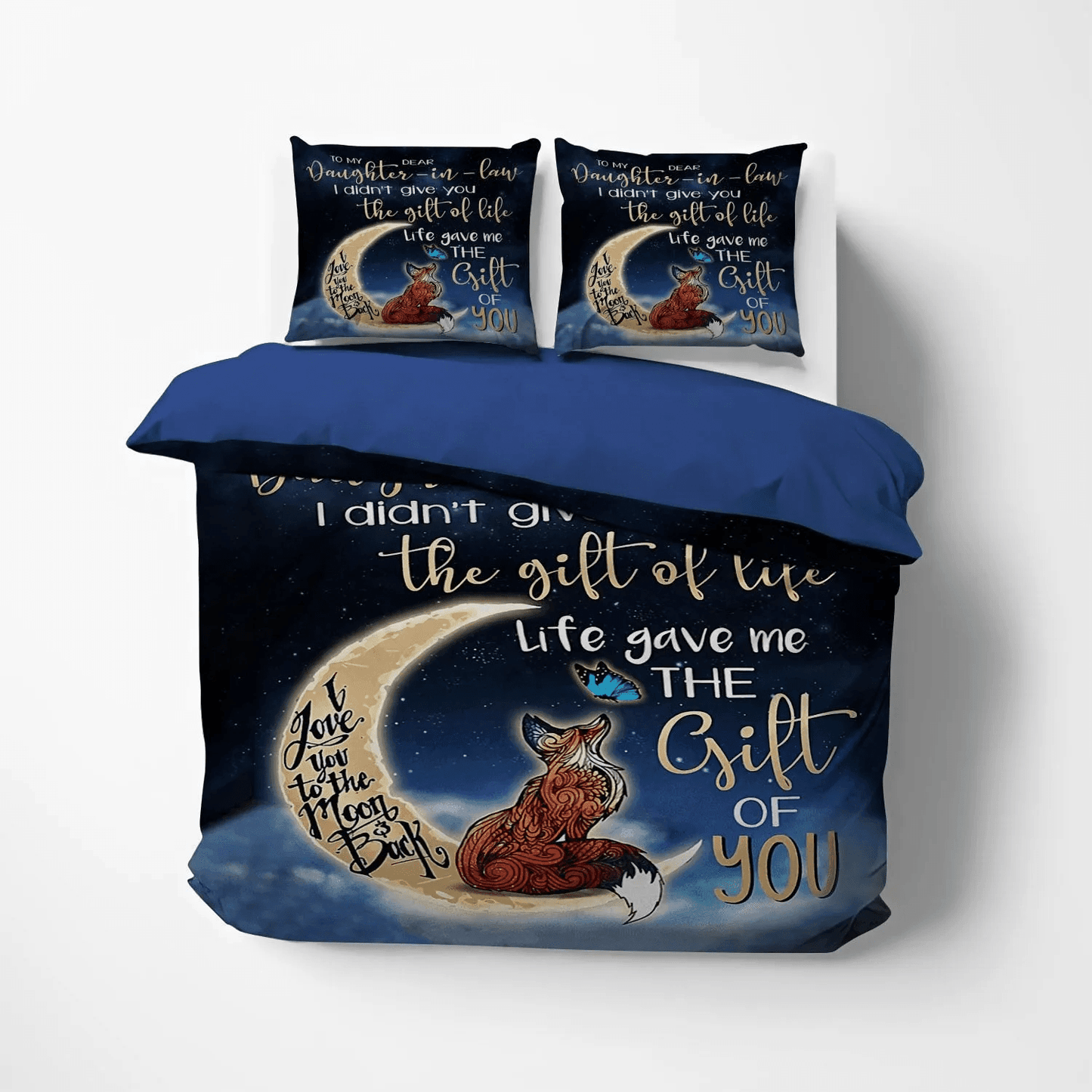 Daughters Bedding set, Parenting Soft Duvet Cover Set, Daughter Queen Size Bedding Set, To My Dear Daughter In Law Bedding Set, Gifts for Daughter