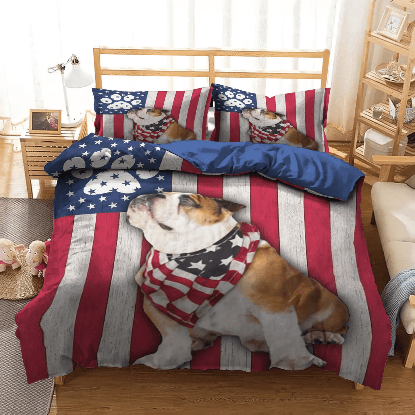 Chibi Dog Chibi Dog Chibi Dog Chibi Dog Bedding set, Dog Queen Size Bedding Set, Doggo Soft Duvet Cover Set, Dog Lover Bed Sheets, Gifts for Dog