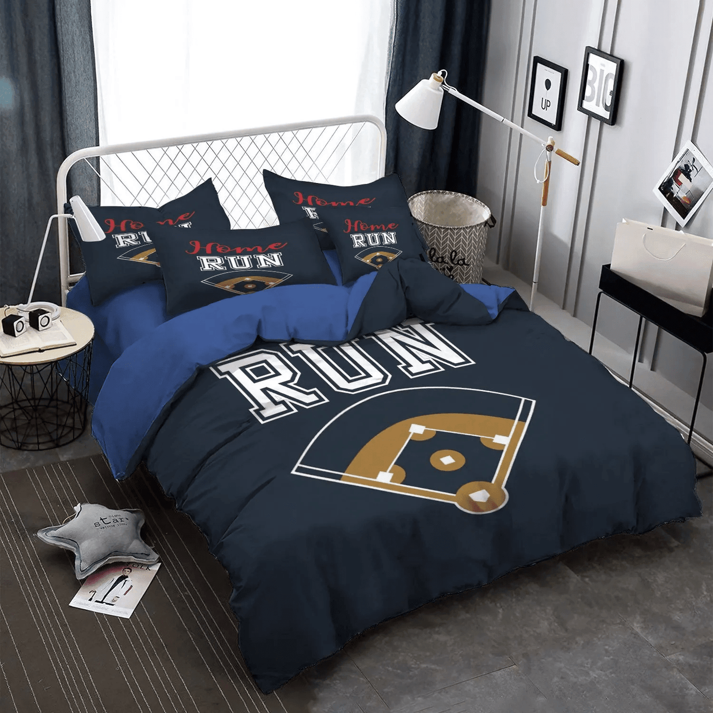 Baseball Lovers Soft Duvet Cover Set, Hey Batter Batter Baseball Baseball Mom Bedding set, Baseball LTTL Bedding Set, Gifts for Baseball