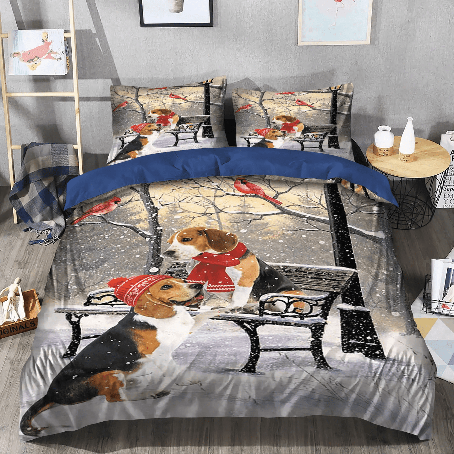 Cat Tracks Bedding set, Cat Queen Size Bedding Set, Cat Paw Soft Duvet Cover Set, Cat Happy For You U Bedding Set, Gifts for Cat