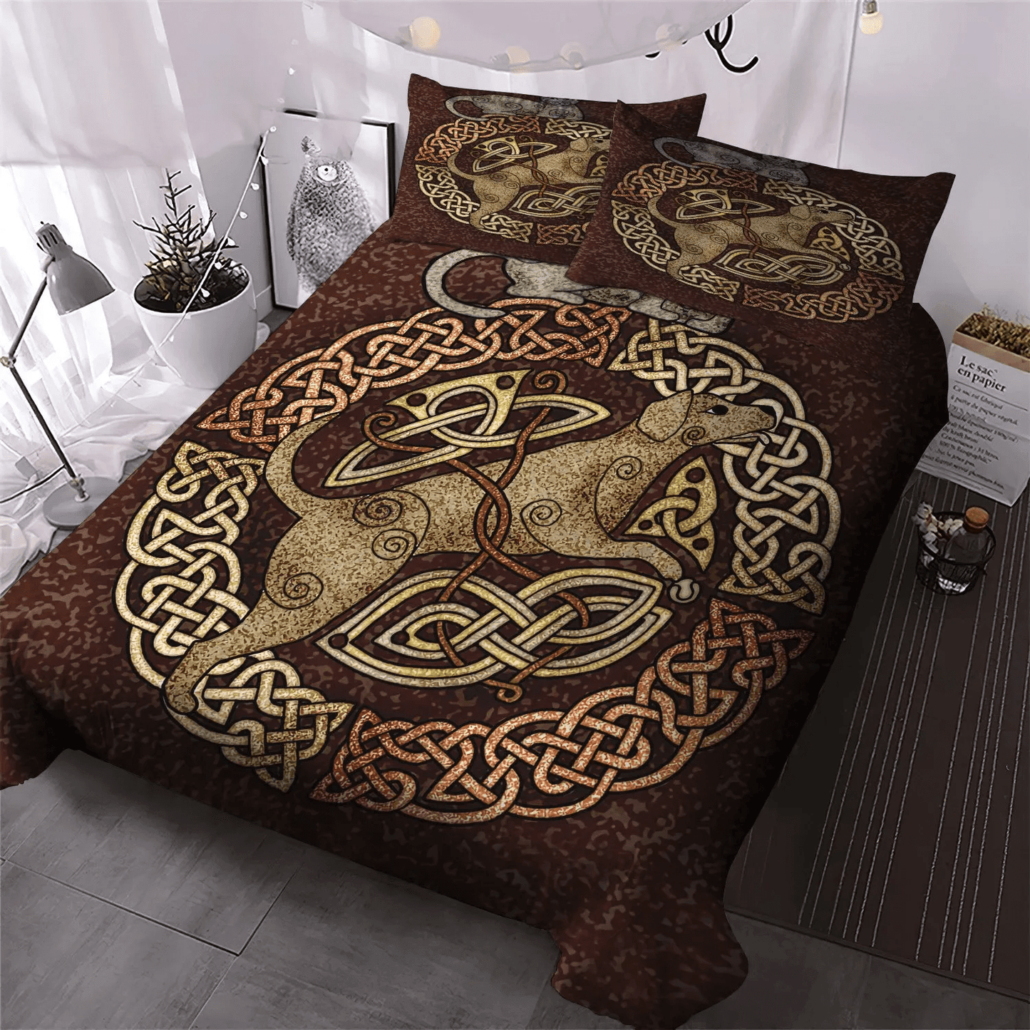 Cat Bedding set, Chibi Dog Chibi Dog Chibi Dog Chibi Dog Soft Duvet Cover Set, Dog And Cat Bedding Set, Gifts for Cat