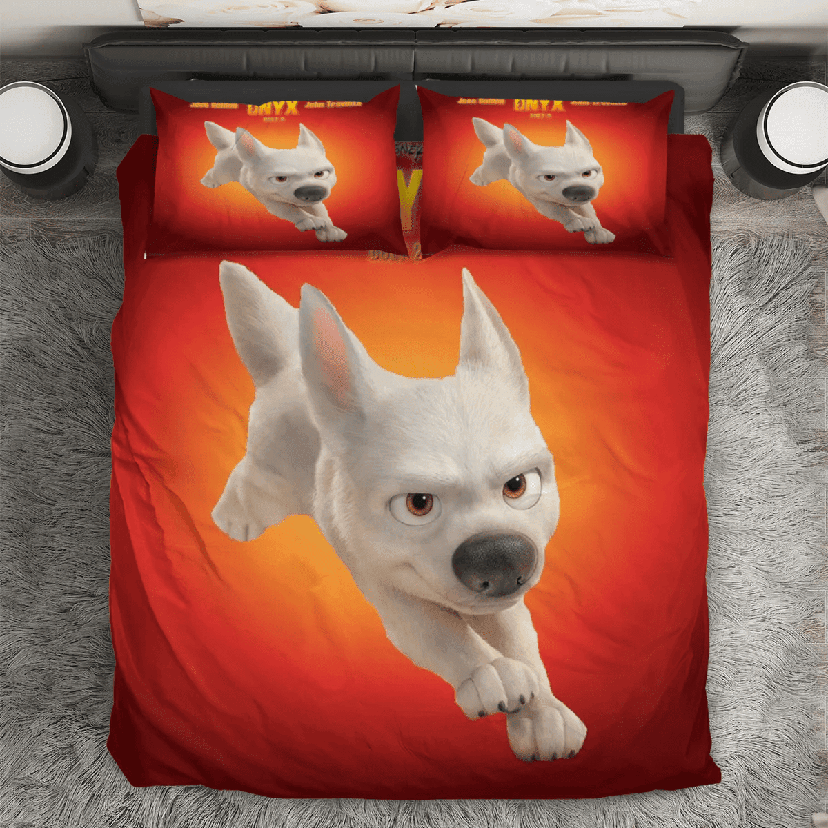 Bolt Poster 6 3PCS 3PCS Bedding Set Duvet Cover And Pillow Cases Gift For Fan