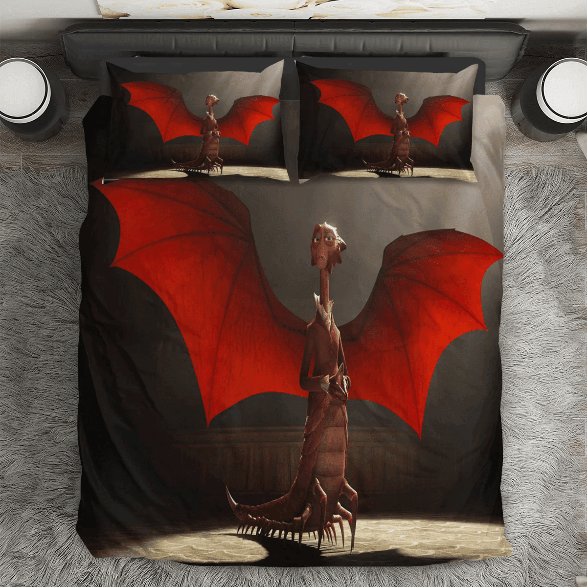 Characters v22 Monsters Inc Monsters University Movie Disney Pixar 3PCS 3PCS Bedding Set Duvet Cover And Pillow Cases Gift For Fan