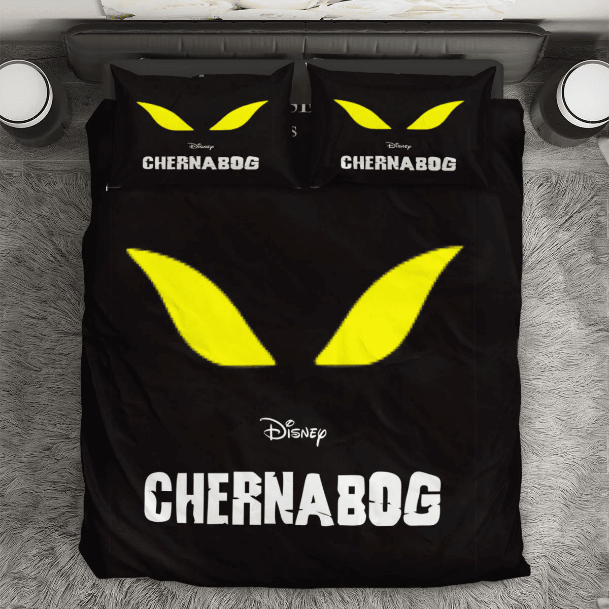 Chernabog Fantasia Poster 3 3PCS 3PCS Bedding Set Duvet Cover And Pillow Cases Gift For Fan