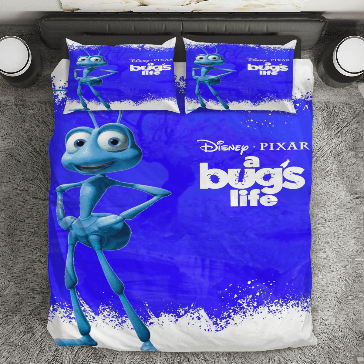 A Bug's Life Poster 4 3PCS 3PCS Bedding Set Duvet Cover And Pillow Cases Gift For Fan
