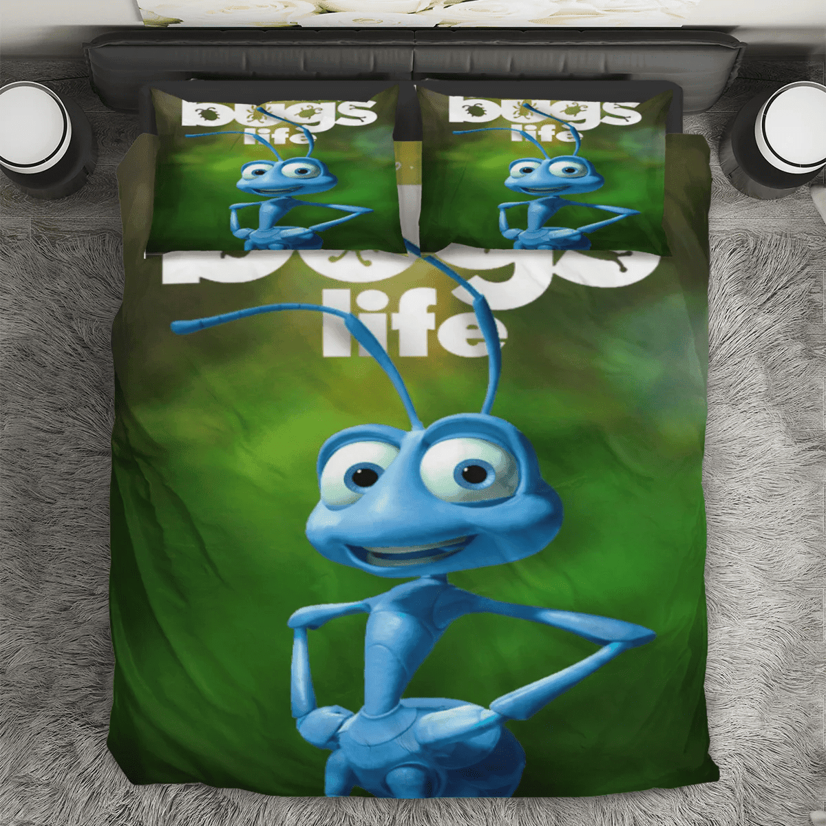 A Bug's Life Poster 3 3PCS 3PCS Bedding Set Duvet Cover And Pillow Cases Gift For Fan
