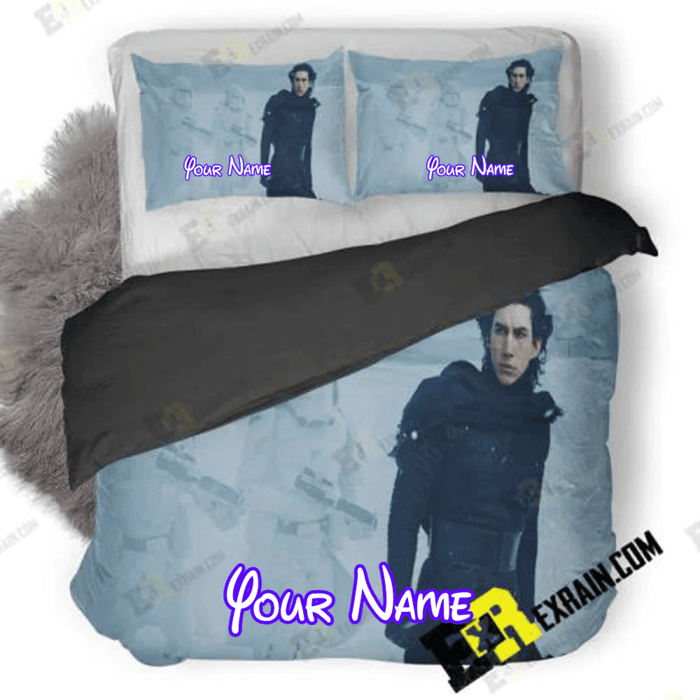 Adam Driver In Star Wars 3D Customized Duvet Cover Personalized Name Bedding Set