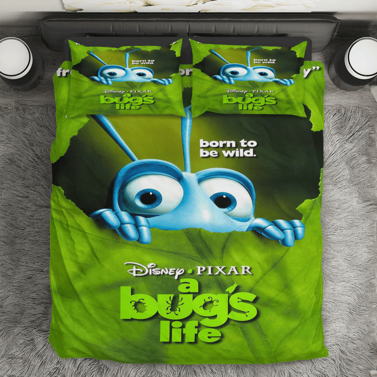 A Bug's Life Poster 2 3PCS 3PCS Bedding Set Duvet Cover And Pillow Cases Gift For Fan