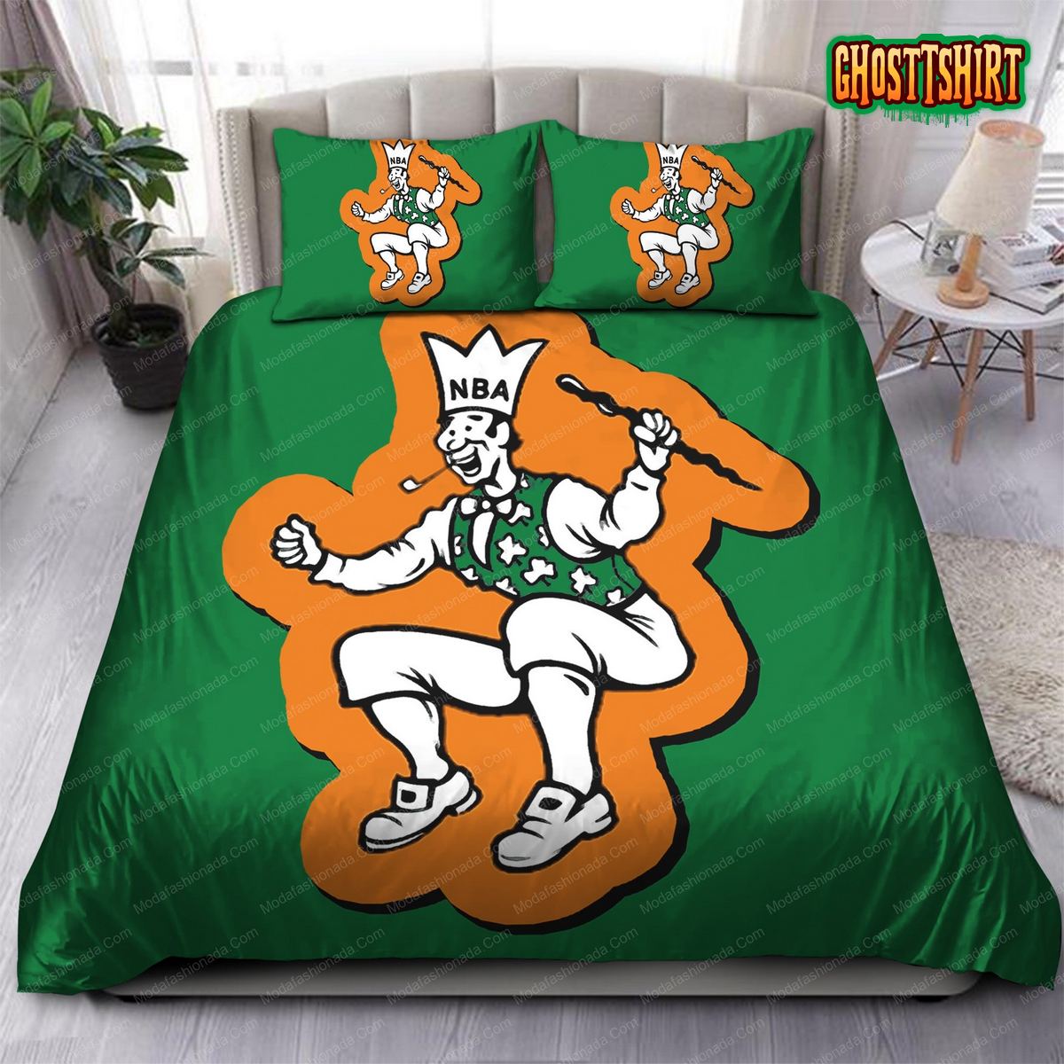 1960-1968 Logo Boston Celtics NBA 120 Bedding Set