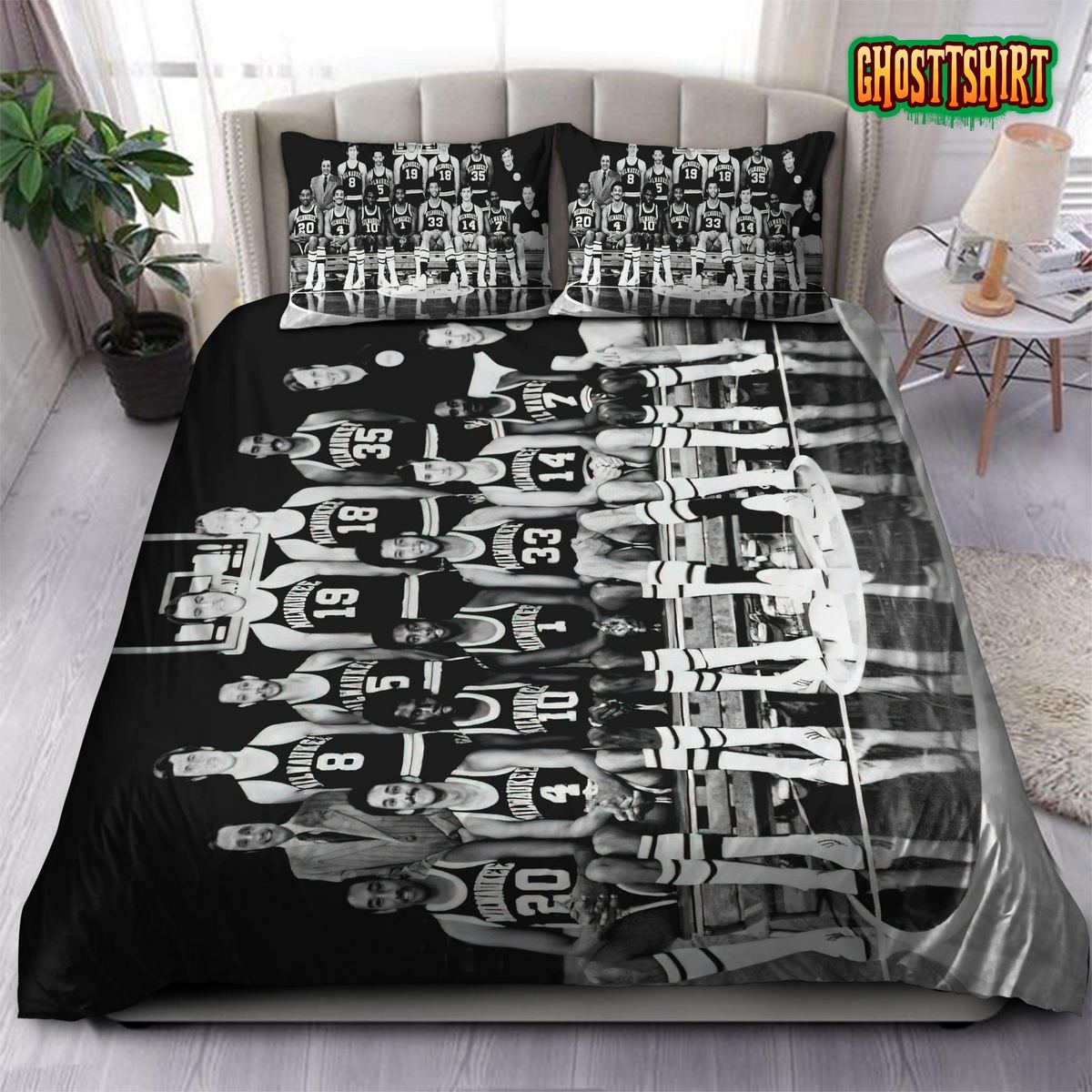 1970-1971 Milwaukee Bucks NBA Finals Champions 50 Bedding Set