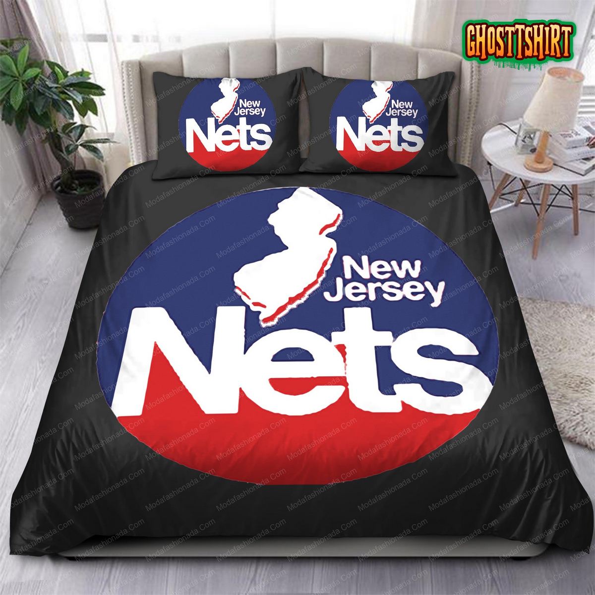 1978-1990 Logo Brooklyn Nets NBA 145 Bedding Set