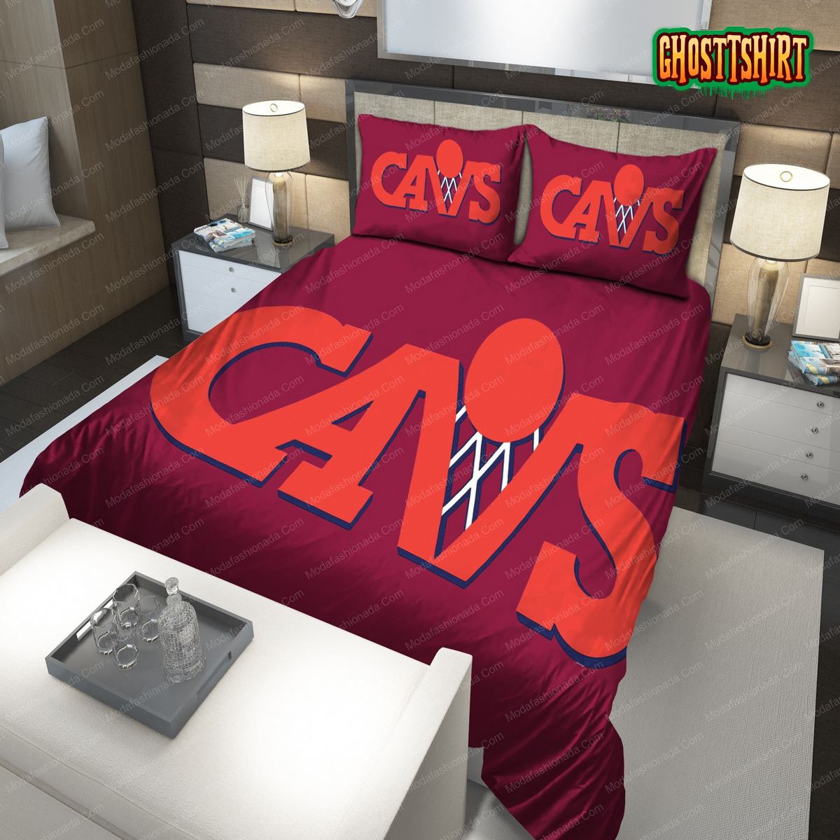 1984-1994 Logo Cleveland Cavaliers NBA 213 Bedding Set