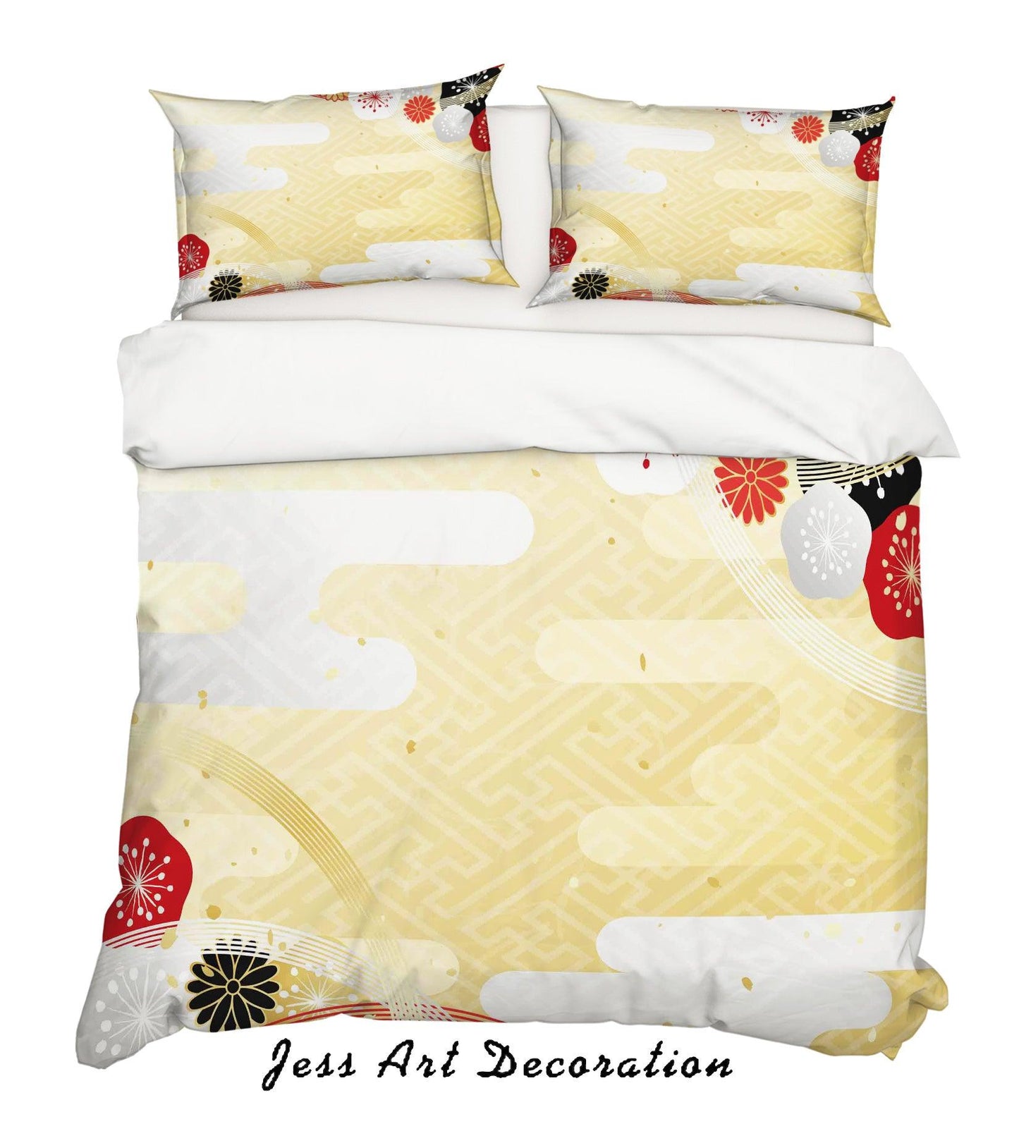 3D Abstract Forest Quilt Cover Set Bedding Set Pillowcases 48