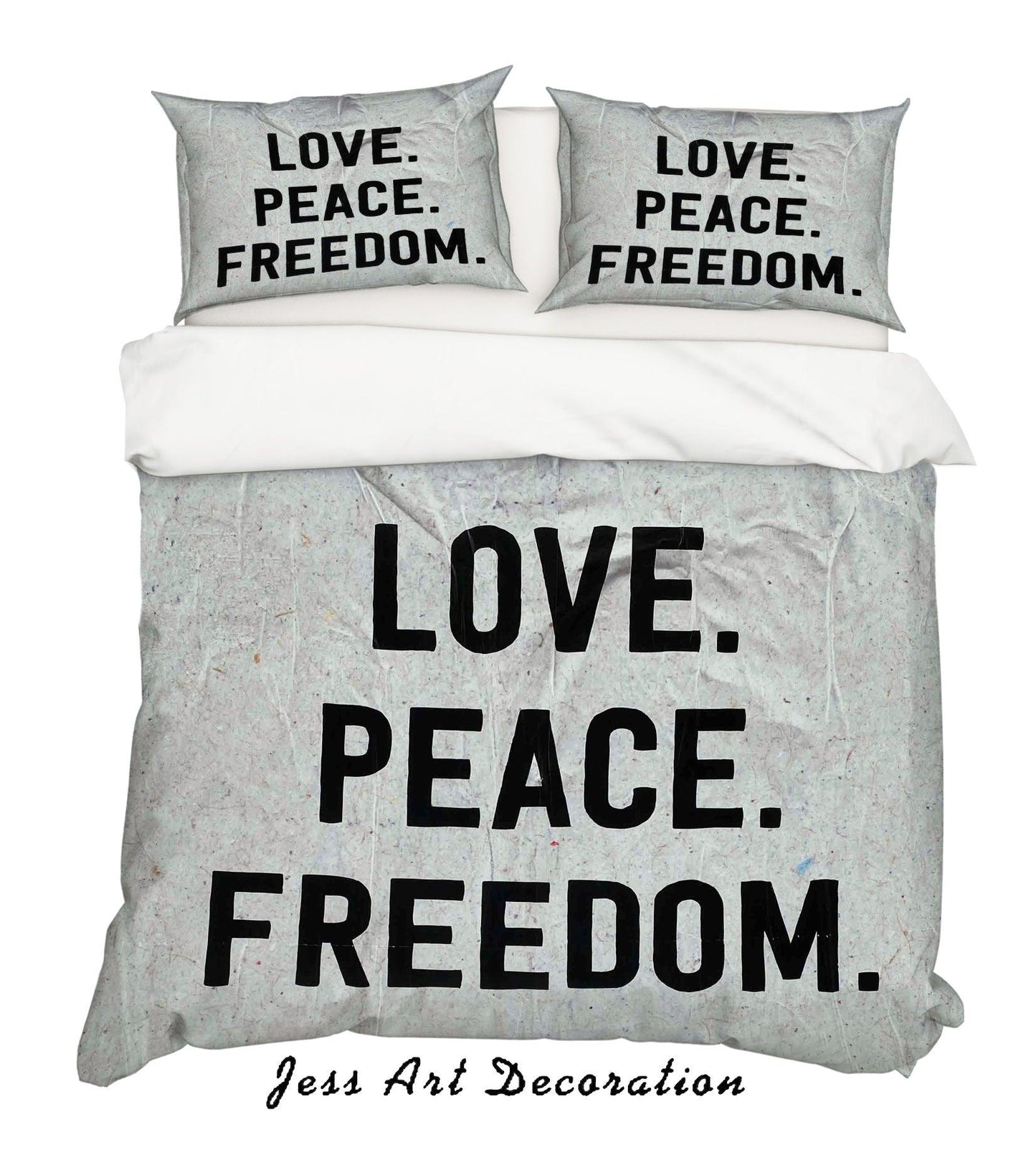 3D Cartoon Letters Quilt Cover Set Bedding Set Pillowcasesn 95