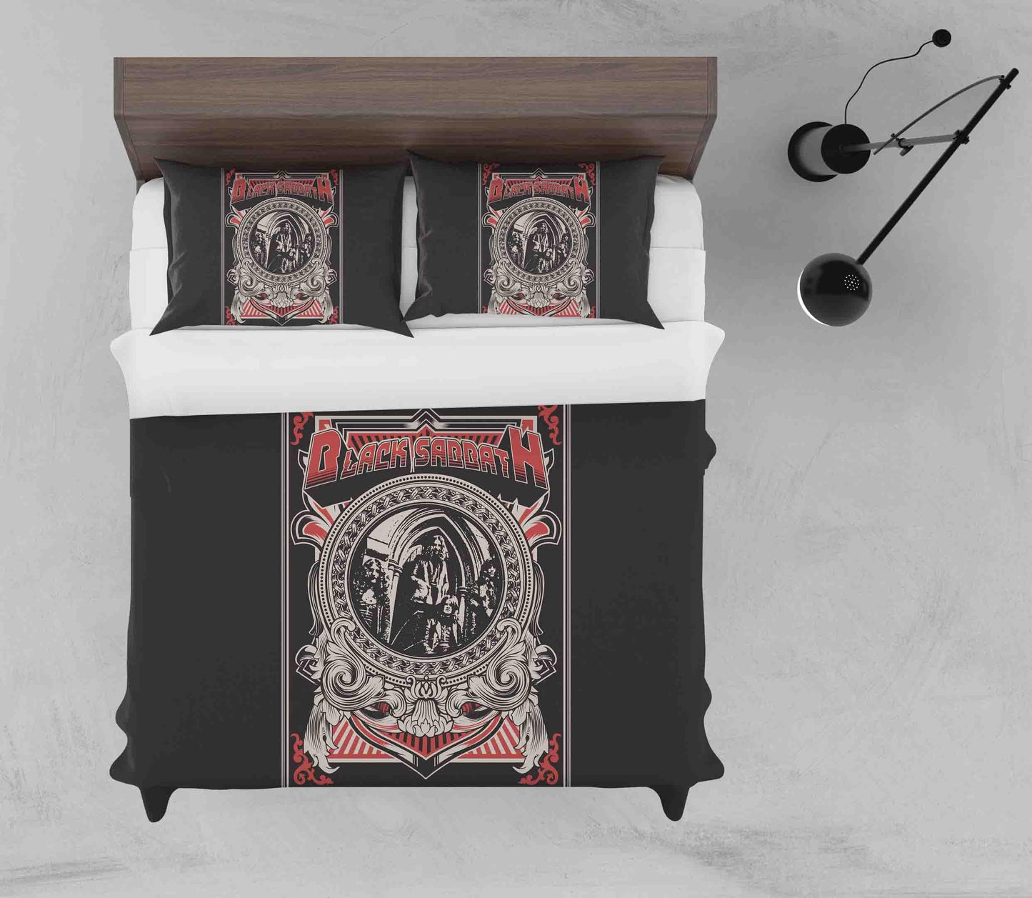 3D Black Sabbath Quilt Cover Set Bedding Set Duvet Cover Pillowcases SF29