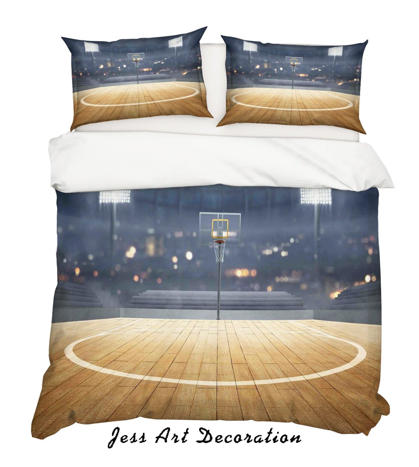 3D Basketball Hall Quilt Cover Set Bedding Set Pillowcases 57