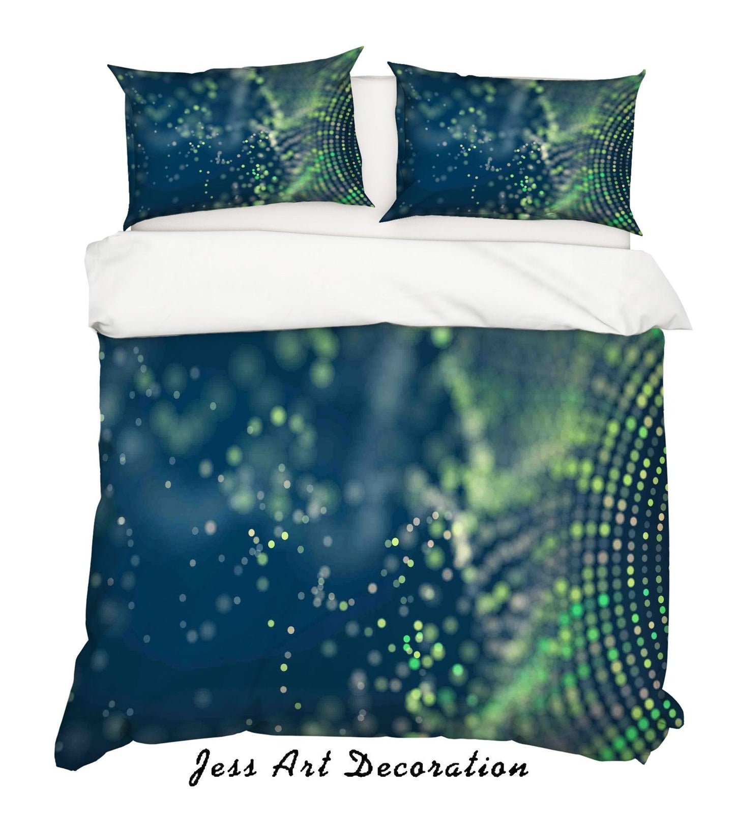 3D Blue Abstract Starlight Quilt Cover Set Bedding Set Pillowcases 14