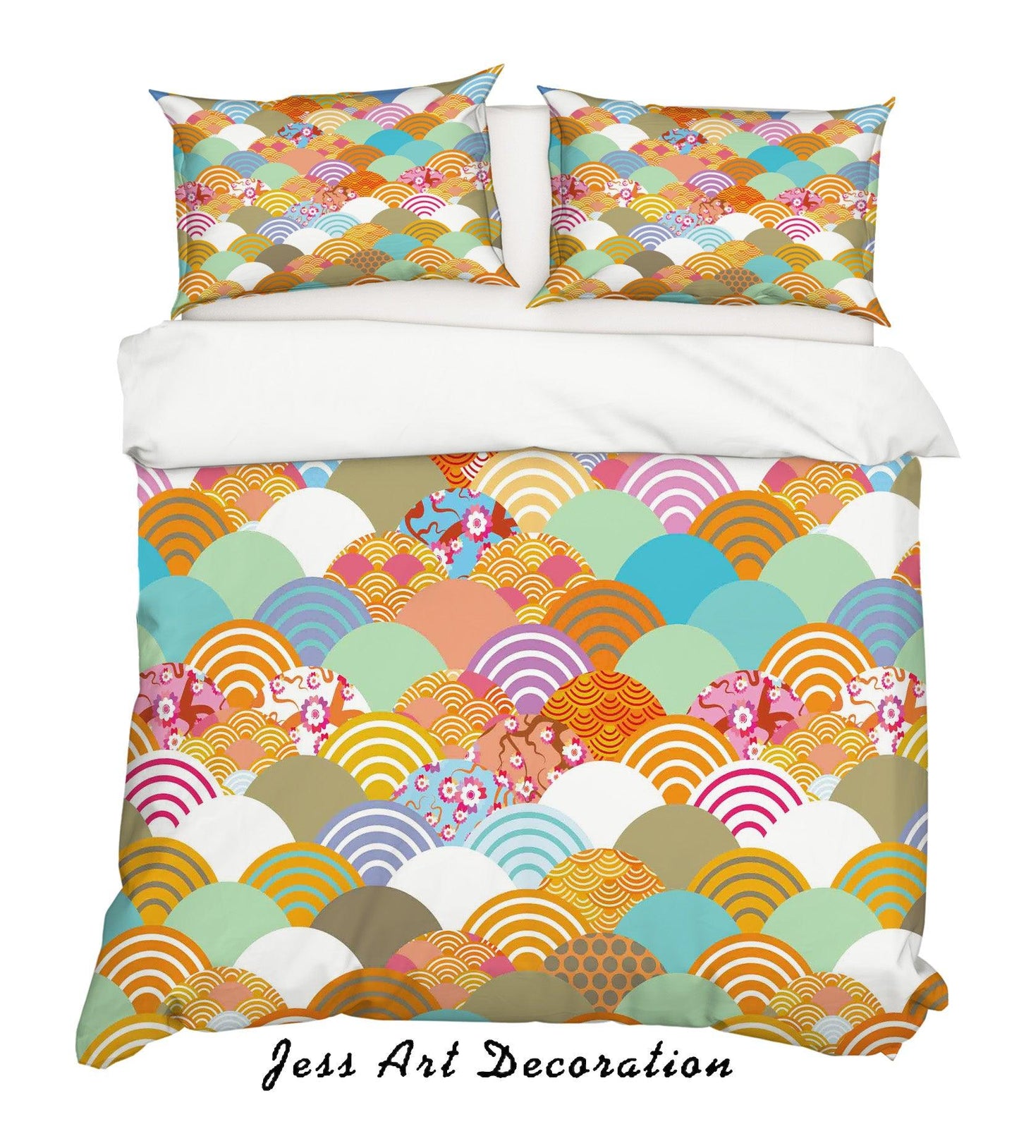 3D Abstract Forest Floral Quilt Cover Set Bedding Set Pillowcases 45