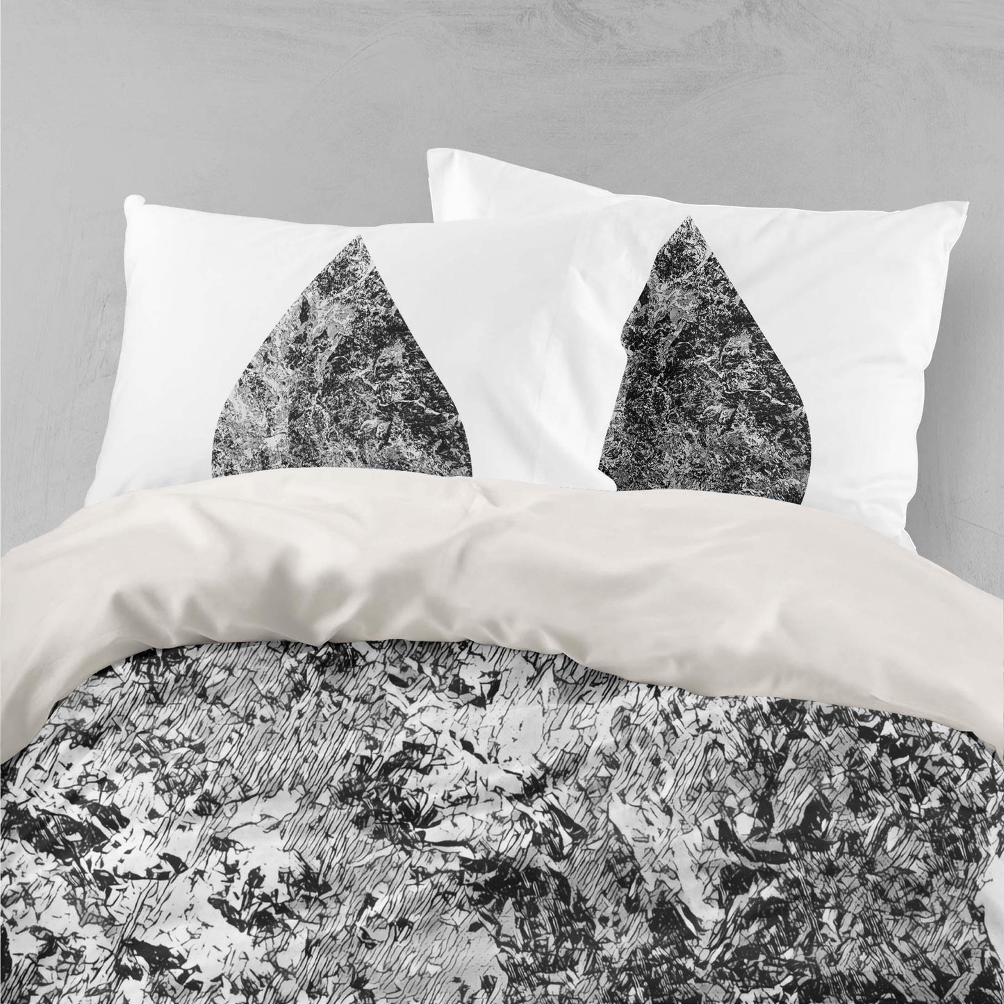 3D Black Marble Quilt Cover Set Bedding Set Pillowcases 88