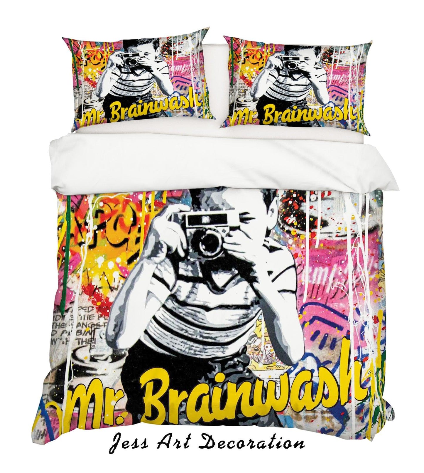 3D Take Pictures Boy Colorized Quilt Cover Set Bedding Set Duvet Cover Pillowcases ZY D77