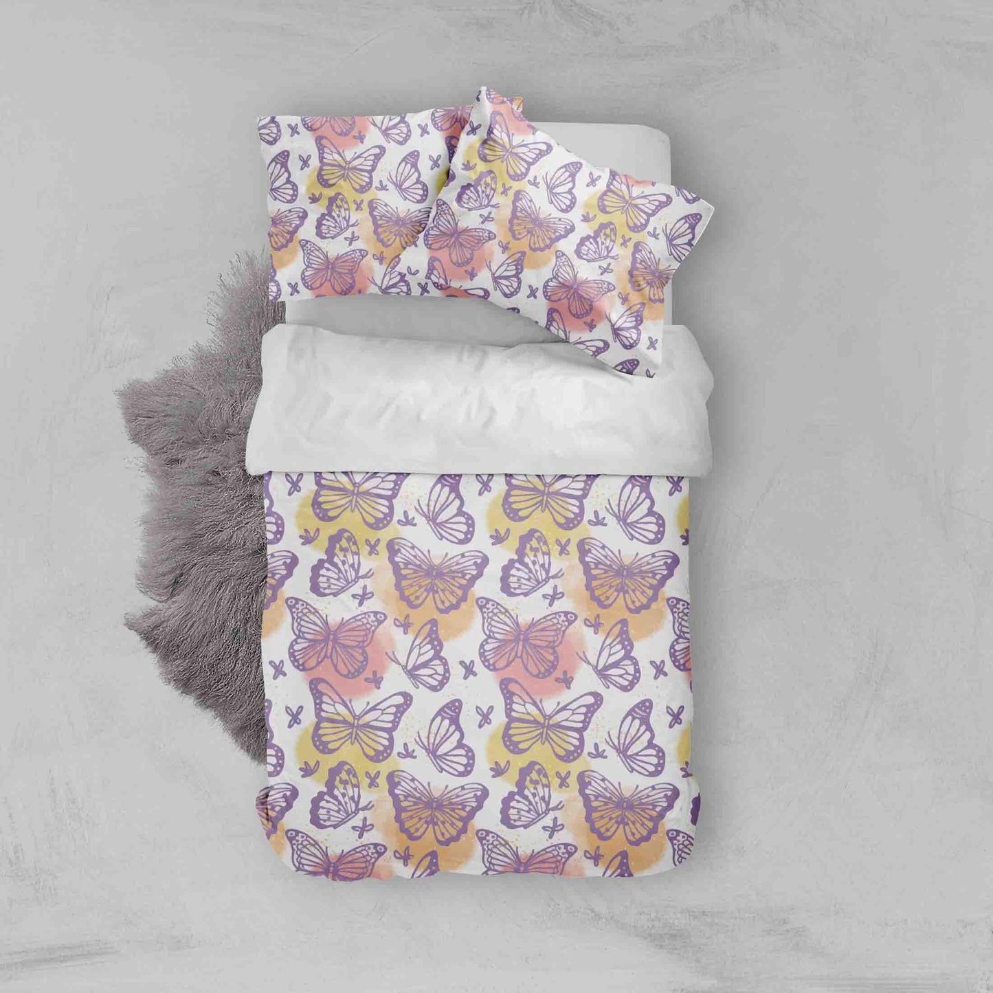 3D Butterfly Quilt Cover Set Bedding Set Pillowcases 73