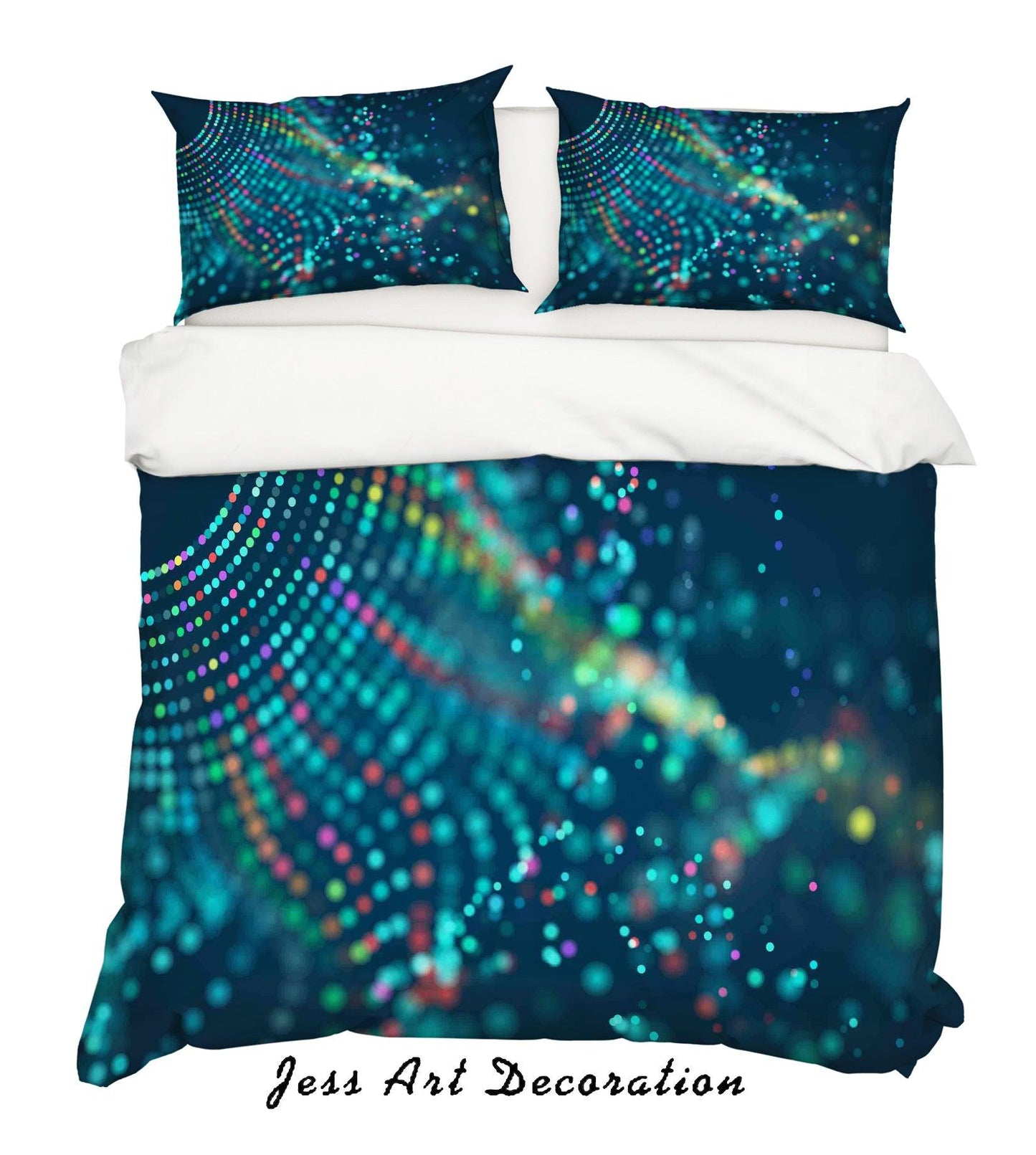 3D Abstract Sunshine Quilt Cover Set Bedding Set Pillowcases 05