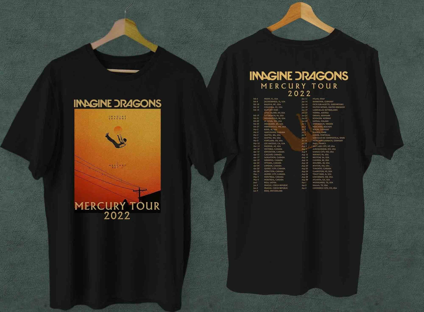Imagine Dragons Mercury Tour 2022 Shirt