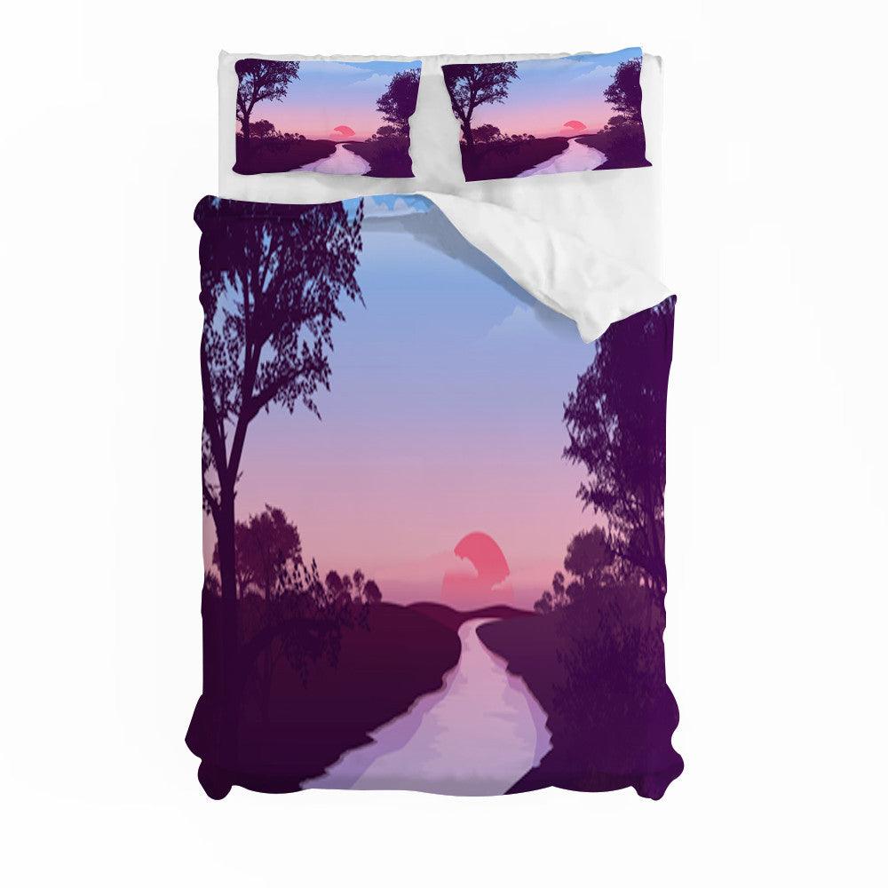 3D Art Nature Landscape Quilt Cover Set Bedding Set Duvet Cover Pillowcases 14