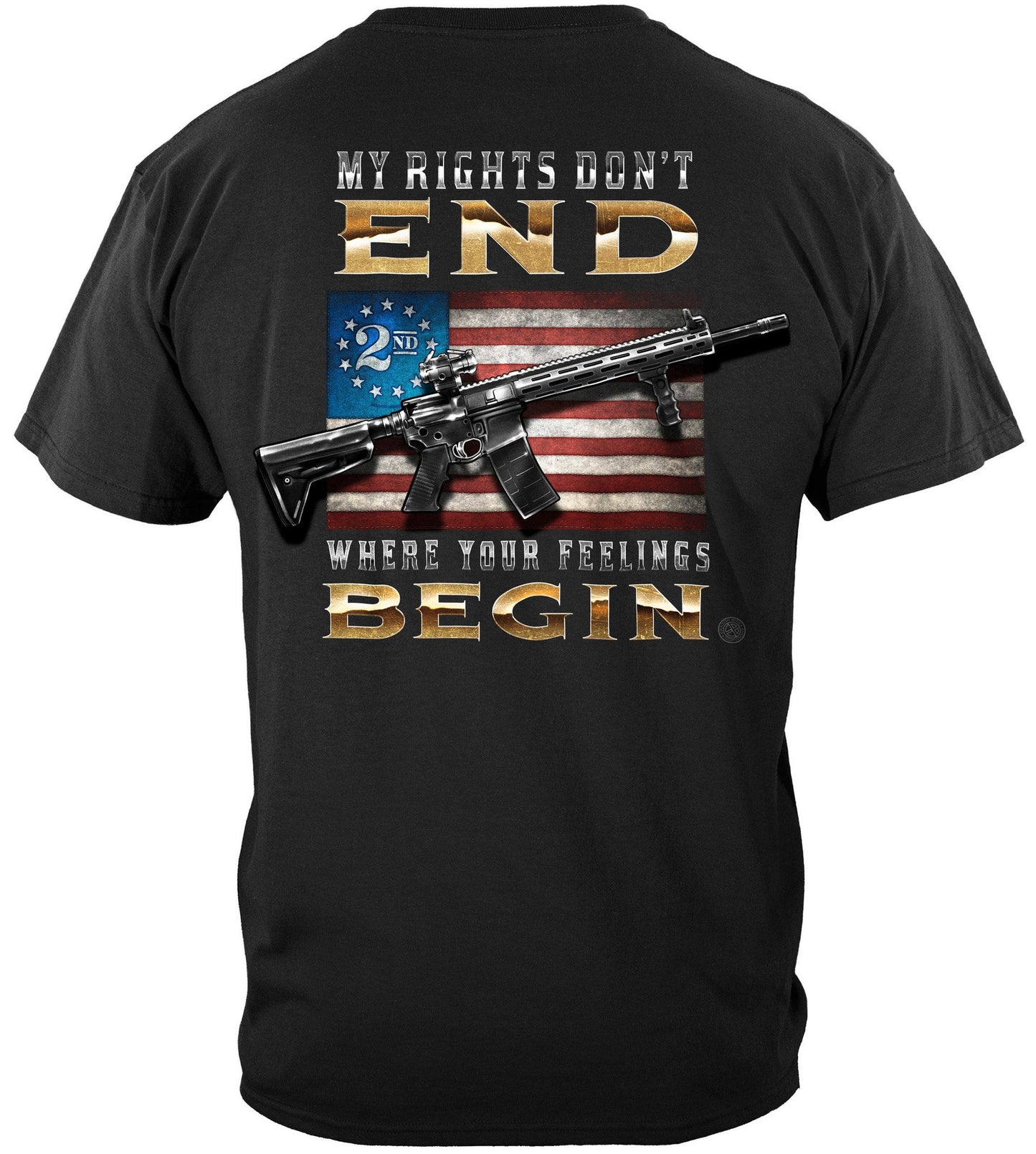2nd Amendment My Rights Don't end Shirt