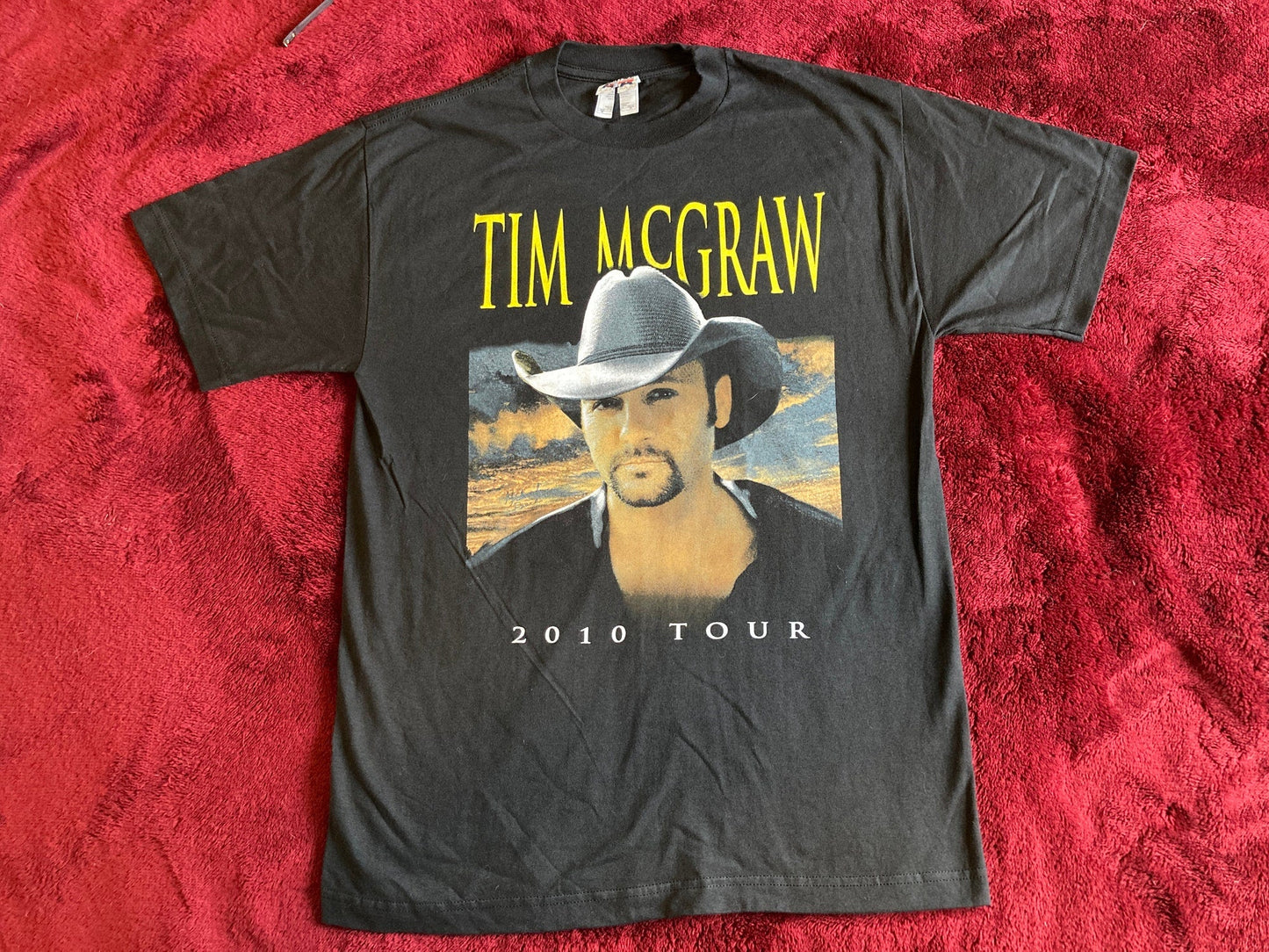 Vintage - Tim McGraw - Lady Antebellum - 2010 Tout 2 sided shirt