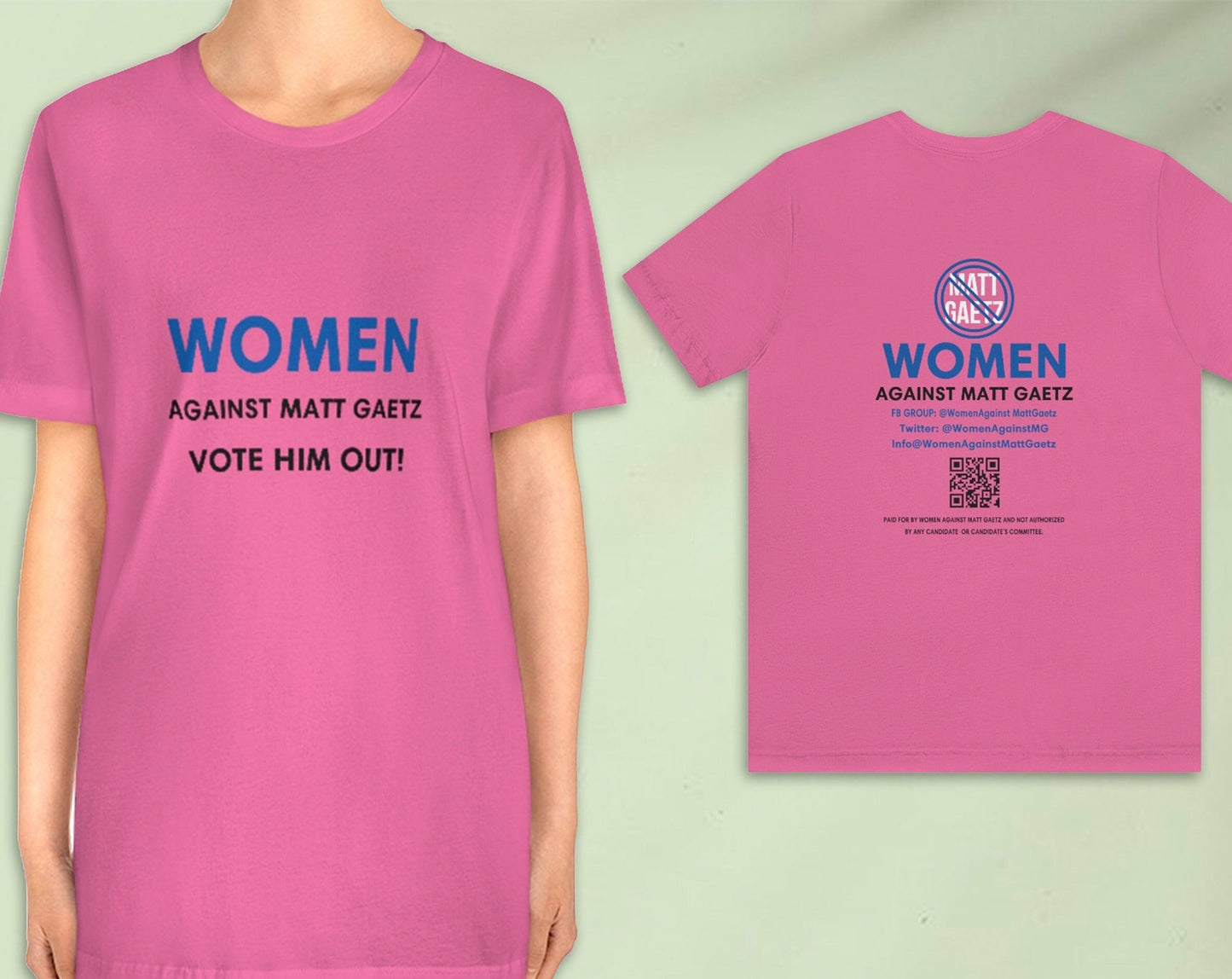Women Against Matt Gaetz Shirt